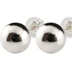 Yahoo! Yahoo!ショッピング(ヤフー ショッピング)ピアス メンズ 丸玉ピアス 7mm スタッドピアス ホワイトゴールドk14 ファーストピアス 地金 14金 シンプル 男性用 人気