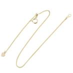 18金 アジャスター チェーン 10cm レディース ベネチアンチェーン ゴールド 18k k18 地金 ハート フリーアジャスター 女性 送料無料 セール SALE