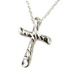 Yahoo! Yahoo!ショッピング(ヤフー ショッピング)メンズ ネックレス トップ クロス シルバー ペンダント 十字架 シンプル sv925 男性用 地金 木 人気 送料無料 セール SALE