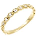 Yahoo! Yahoo!ショッピング(ヤフー ショッピング)ピンキーリング リング ゴールド 婚約指輪 ダイヤ イエローゴールドk10 ダイヤモンド エンゲージリング 指輪 ミル打ち 10金 送料無料 セール SALE