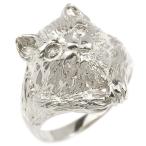 リング ダイヤモンド 猫 シルバー925 エンゲージリング 幅広 指輪 ピンキーリング 婚約指輪 ダイヤ sv925 宝石 ねこ ネコ レディース 送料無料 セール SALE
