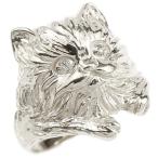 ピンキーリング リング ダイヤモンド 猫 シルバー925 エンゲージリング 幅広 指輪 婚約指輪 ダイヤ sv925 宝石 ねこ ネコ レディース 送料無料 セール SALE