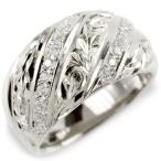 プラチナ リング ダイヤモンド ハワイアン 指輪 pt900 婚約指輪 ダイヤ 安い エンゲージリング ピンキーリング リング 幅広 女性 送料無料 セール SALE