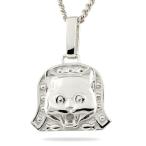 シルバーネックレストップメンズ喜平...