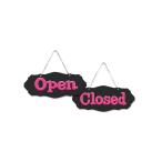 営業中サイン　UA3011-2　アクリル　表:Open 裏:Closed