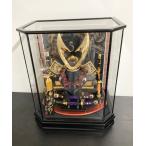 * кукла * * прекрасный товар * кукла для празника мальчиков .. шлем украшение 12 номер Hayabusa шлем дракон . задний чёрный краска шестиугольник стеклянный кейс G2611B