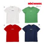 ミキハウス正規販売店/ミキハウス　mikihouse　シャツロゴプリント半袖Ｔシャツ（大人用）〈S-L（155cm-185cm）〉