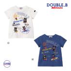 ●40%OFFセール●ミキハウス ダブルビーmikihouse 刺繍モチーフ 半袖Tシャツ(110・120・130・140)アウトレット キッズ ベビー 子ども服