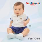 * приобретенный товар * Miki House hot винт ketsumikihouse морской вкус shortall ( 70 80 ) детская одежда baby мужчина девочка короткий рукав 
