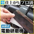 刃物研ぎ機 電動 砥石 研磨 水研ぎ 刃 包丁研ぎ 研磨機 小型 グラインダー 水研ぎペーパー 回転式 包丁 DIY 工具 研削 刃物研ぎ器 E-5200