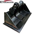 法面バケット「型式SLB-20S」1.2〜3.5tショベルクラス エッジ幅800mm キーエンジニアリング製