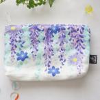 Yahoo! Yahoo!ショッピング(ヤフー ショッピング)294 ジッパーポーチFuji Lila（紫の藤の花）