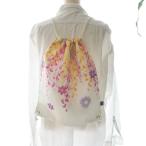 Yahoo! Yahoo!ショッピング(ヤフー ショッピング)314 巾着バッグ Fuji Pink（ピンクの藤の花）