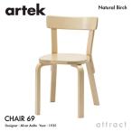 Artek Altec CHAIR 69 стул 69 береза материал сиденье ( береза ) ножек часть ( прозрачный Rucker отделка ) дизайн :aruva*a Alto 