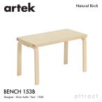Artek Altec BENCH 153B bench 153B solid верх размер :72.5×40cm прозрачный Rucker отделка береза материал дизайн :Alvar Aalto