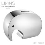 ジョージ ジェンセン GEORG JENSEN エレファント マニファント Moneyphant Lサイズ コインバンク 貯金箱 ミラー&amp;塗装仕上げ