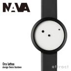 NAVA design ナヴァ デザイン Ora Lattea Watch ウォッチ ブラック ブラックレザー NVA020012 腕時計