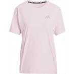 [1 пункт до почтовая доставка возможно ] [adidas] Adidas Run Ess женский футболка (LA749)(KA0229) прозрачный розовый [ посылать за товар ]