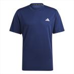 [adidas]アディダス M TR-ES BASE Tシャツ (NQE20)(IC7429) ダークブルー/ホワイト[取寄商品]