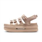 ショッピングナイキ サンダル [NIKE]ナイキ ウィメンズ アイコン クラシック サンダル (DH0223102) サンドドリフト/ヘンプ/ミンクブラウン[取寄商品]