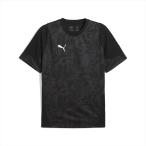 [1 пункт до почтовая доставка возможно ] [puma] Puma teamCUP TR SS рубашка (660213)(03) Puma черный [ посылать за товар ]