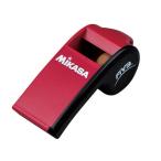 [Mikasa]ミカサバレーボール審判用ホイッスル パルマスター コルク入リタイプ ひも付(PULRBK)(00)レッド/ブラック[取寄商品]