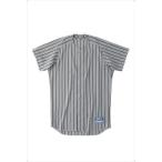 [ZETT]ゼット野球 ユニフォーム用ストライプメッシュシャツ (BU521)(1319) シルバー/ブラック[取寄商品]