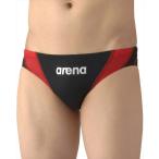 【1点までメール便可】 [arena]アリーナ メンズWA承認競泳水着 レーシングリミック (AS6SRC28M)(BKRD) ブラック×レッド[取寄商品]