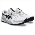 [asics]�A�V�b�N�X �I���j�E�N���[�R�[�g�p�e�j�X�V���[�Y GEL-CHALLENGER 15 OC (1043A026)(101) �z���C�g/�u���b�N[��񏤕i]