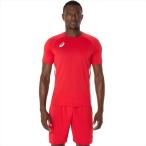[1 пункт до почтовая доставка возможно ] [asics] Asics футбол короткий рукав игра рубашка (2101A310)(601) Classic красный [ посылать за товар ]