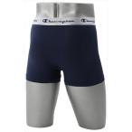 【1点までメール便可】 [Champion]チャンピオン ストレッチジャージボクサーブリーフ (CM6-P202)(382) ネイビーXシルバー[取寄商品]