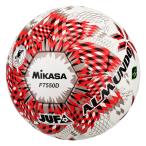 [MIKASA]mikasa футбольный мяч сертификация 5 номер лампочка ALMUNDO все Япония университет футбол полосный .[JUFA] официальный соревнование лампочка (FT550D-RBS-JUFA) белый / красный [ посылать за товар ]