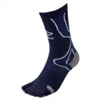 [umbro]アンブロ PT TABIミドルソックス (UBS8832)(NVY) ネイビー[取寄商品]