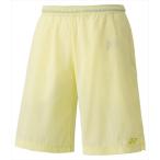 [YONEX]ヨネックス ユニハーフパンツ (60126)(370) ペールイエロー[取寄商品]