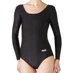 [SASAKI] Sasaki художественная гимнастика Leotard U шея длинный рукав Leotard (7015)(B) черный [ посылать за товар ]