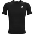 [1 пункт до почтовая доставка возможно ] [UNDER ARMOUR] Under Armor UA нагрев механизм armor - Short рукав (1361518)(001) черный / белый [ посылать за товар ]