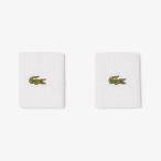 【1点までメール便可】 [LACOSTE]ラコステ ブークレコットンジャージリストバンド (RL9272-10)(001) ホワイト