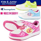 Yahoo! Yahoo!ショッピング(ヤフー ショッピング)Champion CPN J194 チャンピオン キッズ ジュニア レディース スニーカー 幅広3E 子供靴 女の子 ドット 水玉 シューズ アサヒ