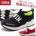 Yahoo! Yahoo!ショッピング(ヤフー ショッピング)スニーカー キッズ 子供 靴 スリッポン 黒 赤 ブラック レッド 軽量 サイドゴア ロゴ エドウィン EDWIN EDW-3564