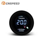 自動車 空燃比計 52mm 20 LED デジタル 空燃比ゲージ 12V