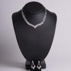 Yahoo! Yahoo!ショッピング(ヤフー ショッピング)ネックレスピアスorイアリングセット 結婚式 ウェディング ドレス パーティー