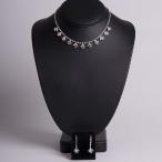 Yahoo! Yahoo!ショッピング(ヤフー ショッピング)ネックレスチョーカーとピアスセット 結婚式 ウェディング ドレス パーティー