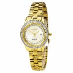 腕時計 シチズン レディース Citizen Eco-Drive Women's FE1152-52P Silhouette Gold Tone Bracelet 29mm Watch