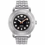 腕時計 シチズン メンズ Citizen Eco-Drive DIY Men's Black Dial Silver-Tone 46mm Watch AW1530-65E