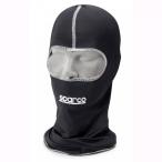 フェイスマスク ブラック ホワイト 4輪レース 黒 白 Sparco スパルコ BASIC BALACLAVA カート 走行会 吸汗 抗菌 スポーツ