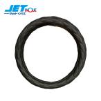 ショッピングモコモコ JETINOUE ジェットイノウエ モコモコハンドルカバー 太巻きA COMBI調ブラック/黒糸 [適合タイプ：ML-B]
