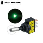JETINOUE ジェットイノウエ LEDパイロットランプ付きトグルスイッチ グリーン ON/OFFタイプ 24V車用