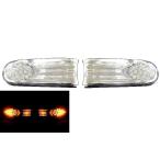 ショッピングコーナー トヨタ FJクルーザー クリア LED フロントウィンカー 左右セット フロントコーナーランプ パークシグナル ファイバーシグナル 送料無料
