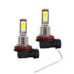  нестандартный бесплатная доставка H8 H11 LED клапан(лампа) 2 шт. комплект 12V - 24V соответствует белый желтый 2 цвет переключатель тип 180 раз поворотный противотуманая фара дневной свет белый желтый 