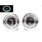 汎用 LED ホワイトイカリング プロジェクター フォグランプ 送料無料 台湾製